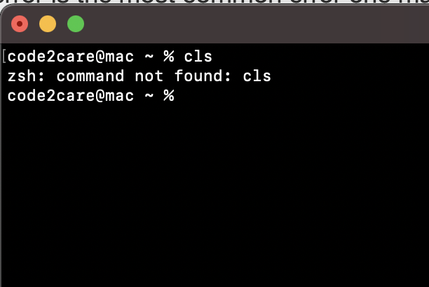 zsh command not found